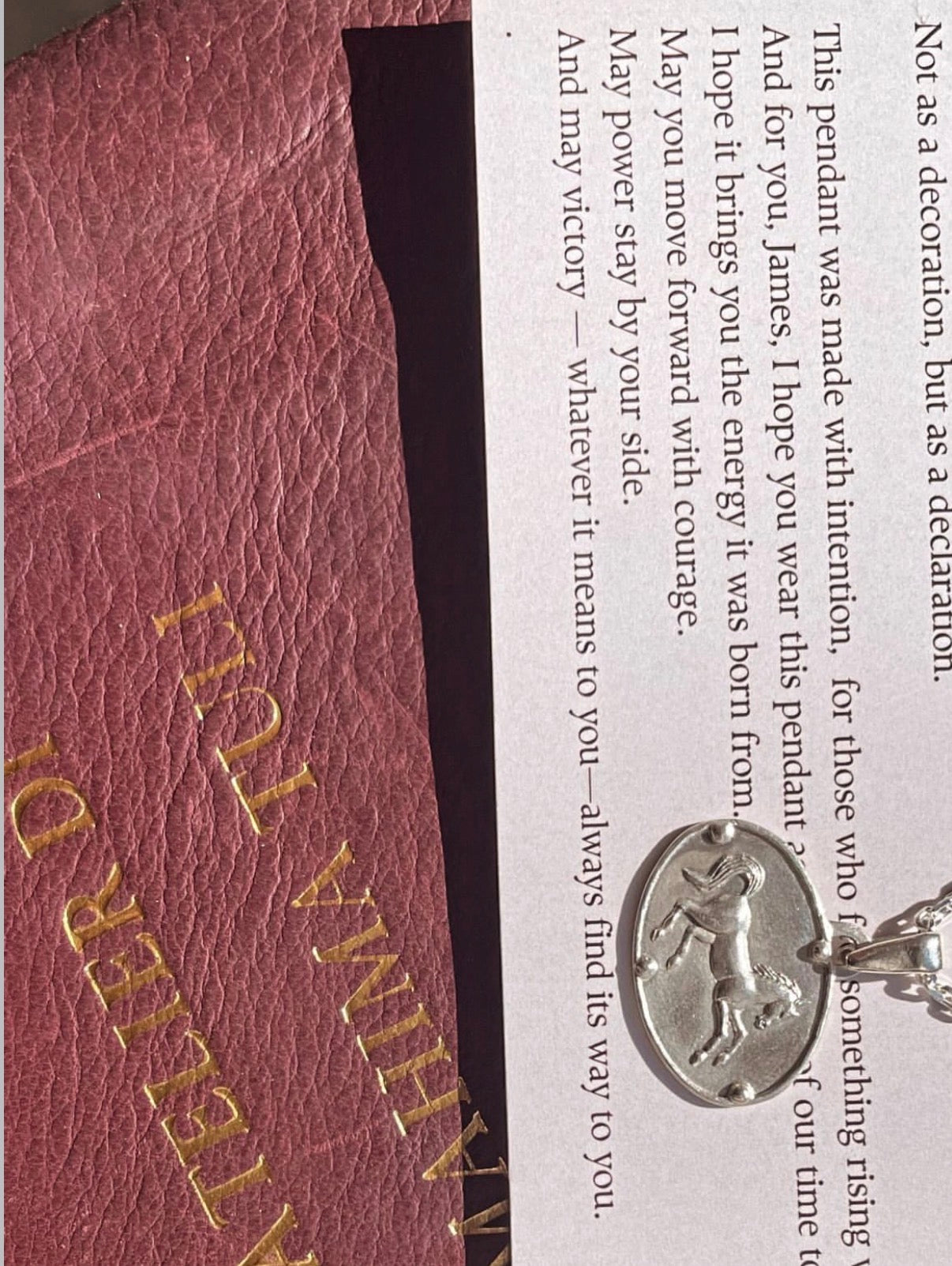 Il Cavallo Pendant (Silver)