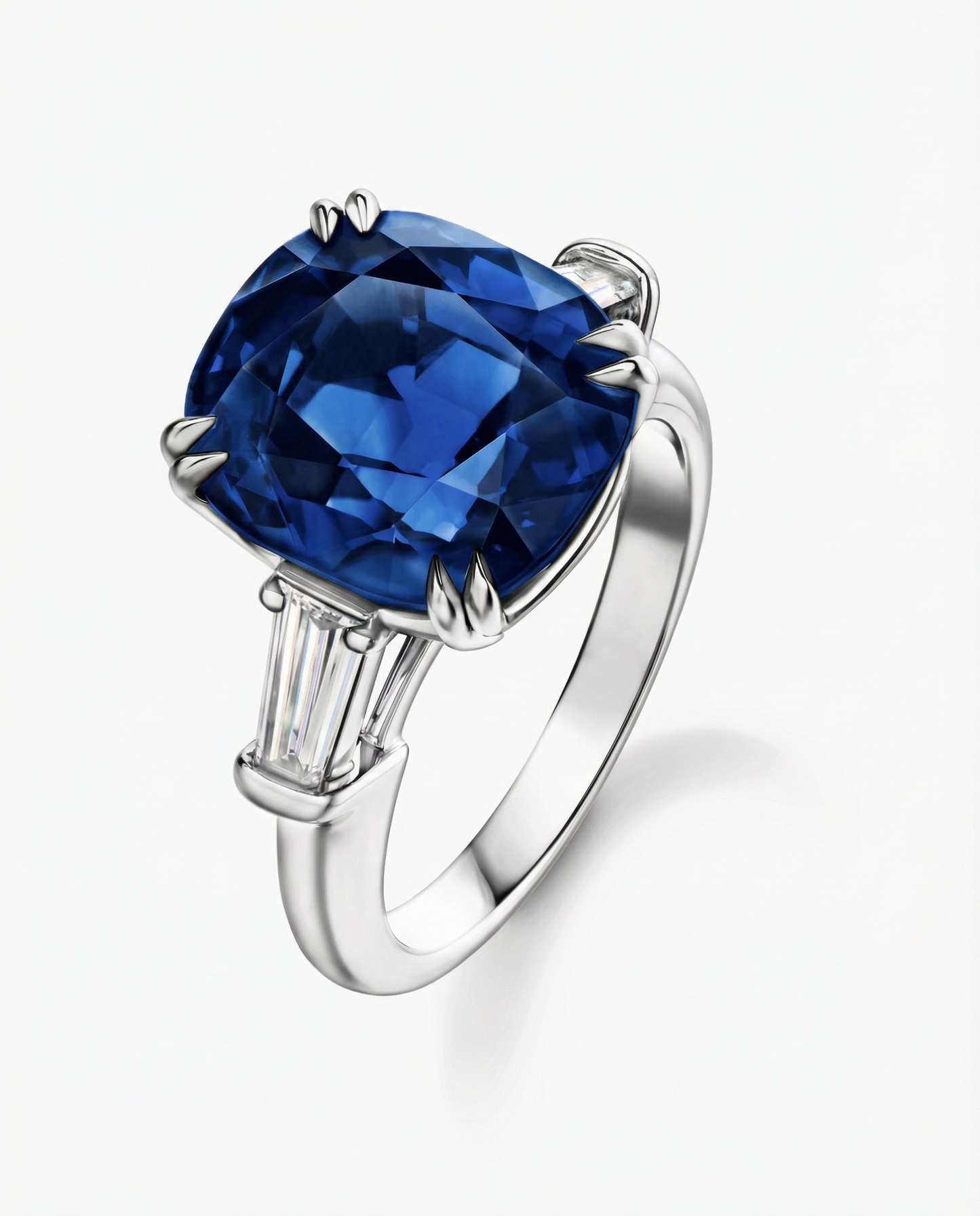 The Imperia Oval Blue Sapphire Ring